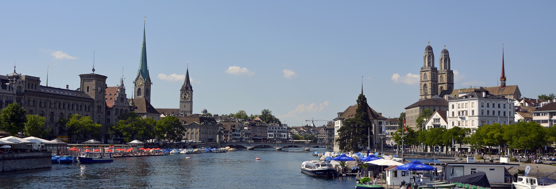 Zurich Limmat Río Grossmünster1577